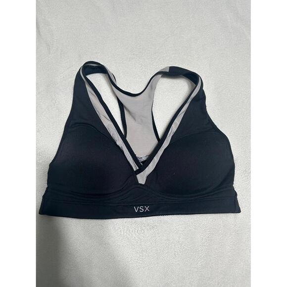 Victoria's Secret Other - VSX Sport Black Mesh Racerback Sports Bra 32B